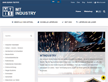 Tablet Screenshot of mtindustry.de